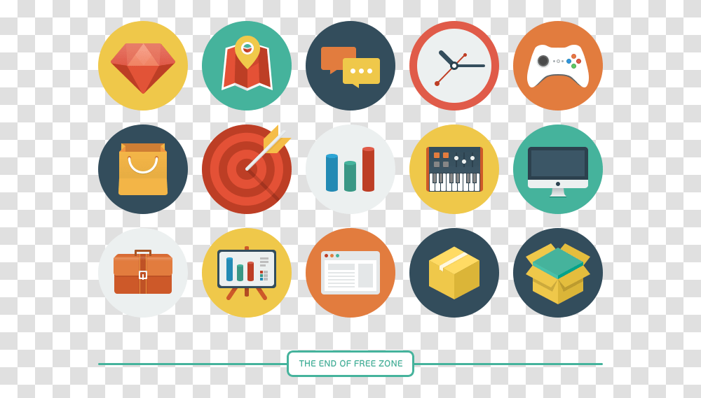 Download Flat Design Icon, Label, Alphabet, Number Transparent Png