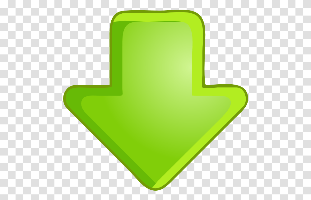 Download Flecha Verde Animated Arrow Pointing Down, Shovel, Tool, Symbol, Triangle Transparent Png