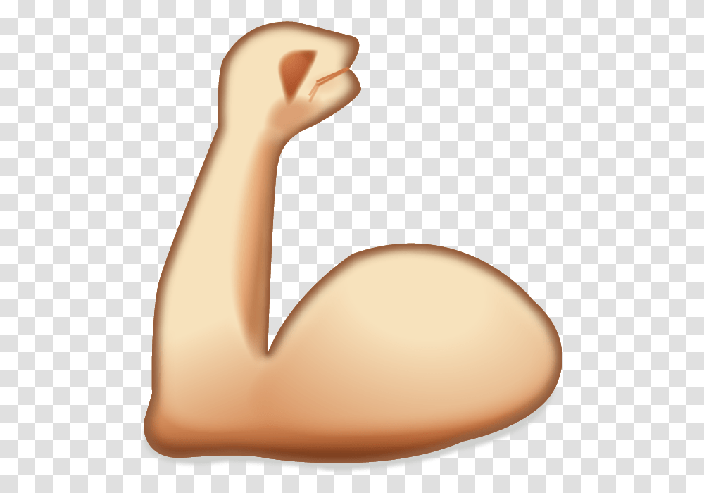 Download Flexing Muscles Emoji Icon Emoji Island, Arm, Lamp, Person, Human Transparent Png