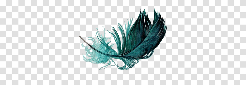Download Floating Bird Watercolor The Painting Feather Watercolour Feather, Accessories, Accessory, Graphics, Art Transparent Png