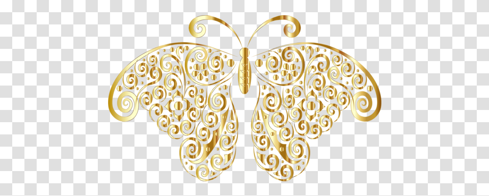 Download Floral Design Computer Icons Flower Gold Icon Background Gold Butterfly, Pattern, Graphics, Art, Accessories Transparent Png