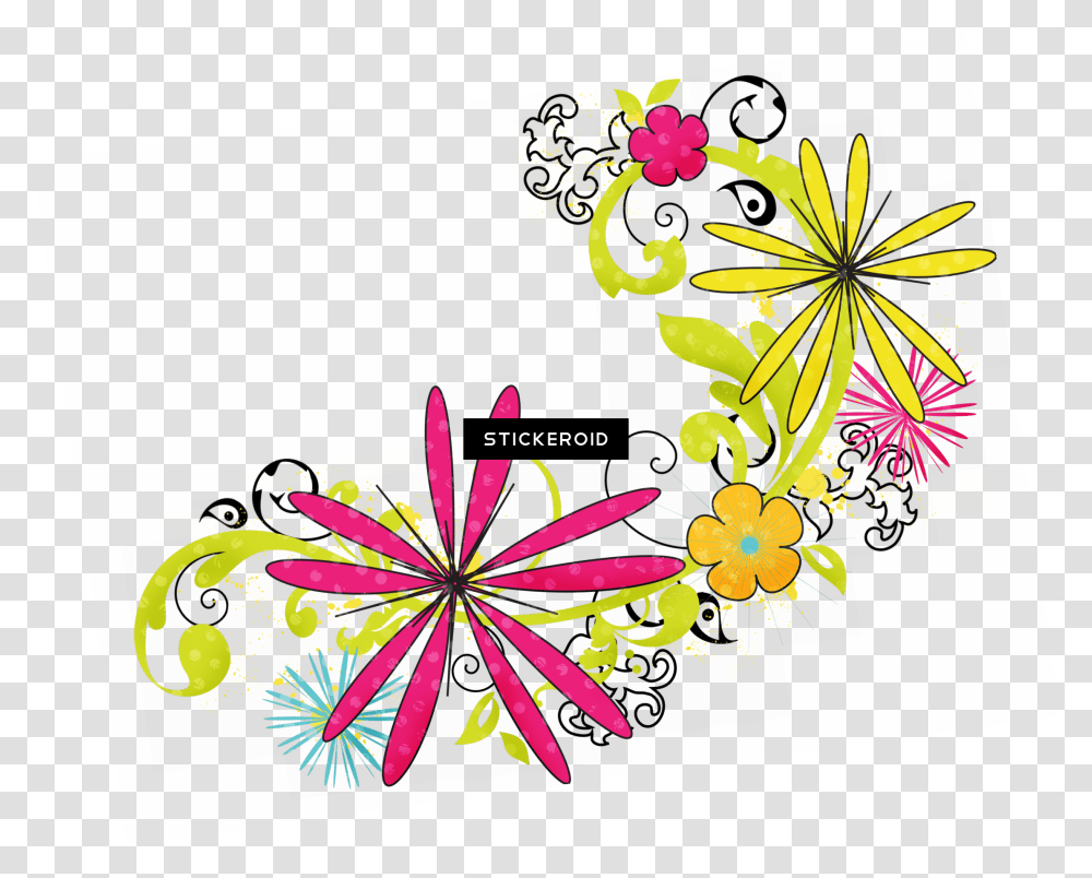 Download Floral, Floral Design, Pattern Transparent Png