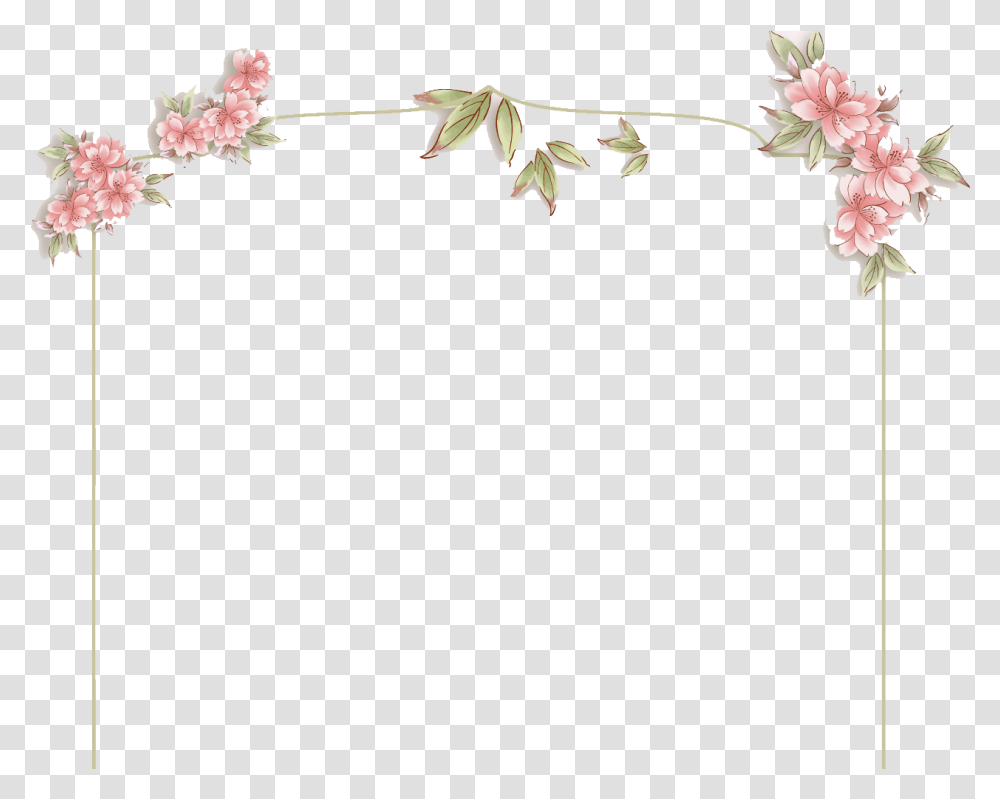 Download Flower Angle Petal Frame Material Design Pattern Hq Floral, Plant, Leaf, Blossom, Flower Arrangement Transparent Png
