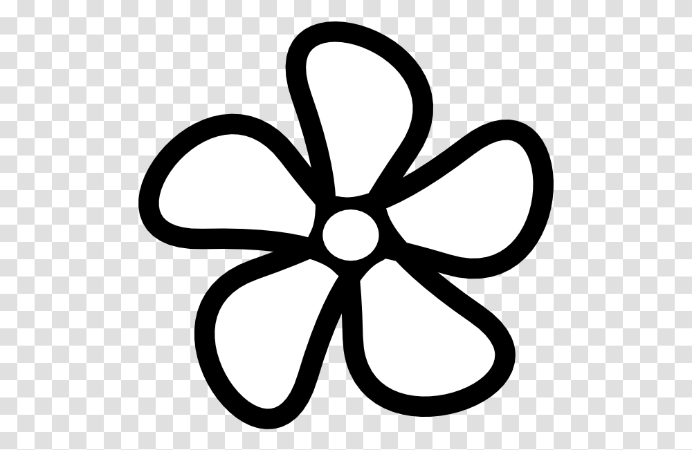 Download Flower Clip Art Flower Clipart Black And Small Flowers Images Outline, Machine, Propeller, Lamp Transparent Png