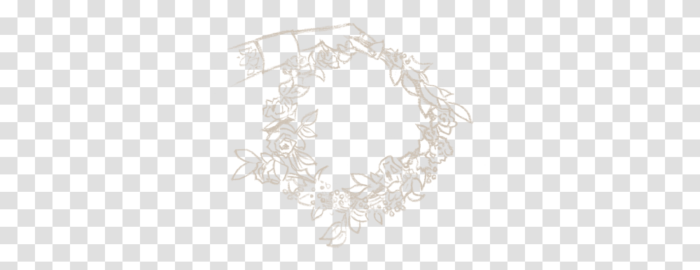 Download Flower Crown Drawing Doily, Lace, Stencil, Panther, Wildlife Transparent Png