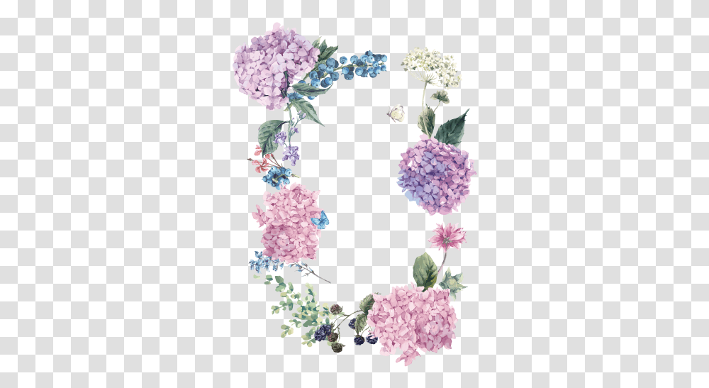 Download Flower Hydrangea Wedding Greeting Invitations Invitaciones Vintage Vectores, Plant, Lilac, Pattern, Floral Design Transparent Png