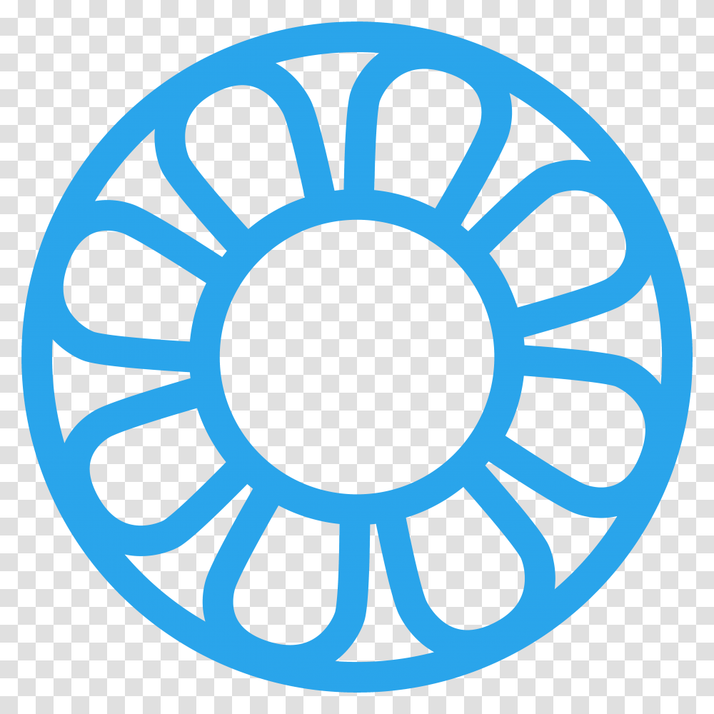 Download Flower Icon Image With No Flowers By Ea In Turks And Caios, Machine, Soccer Ball, Spoke, Symbol Transparent Png