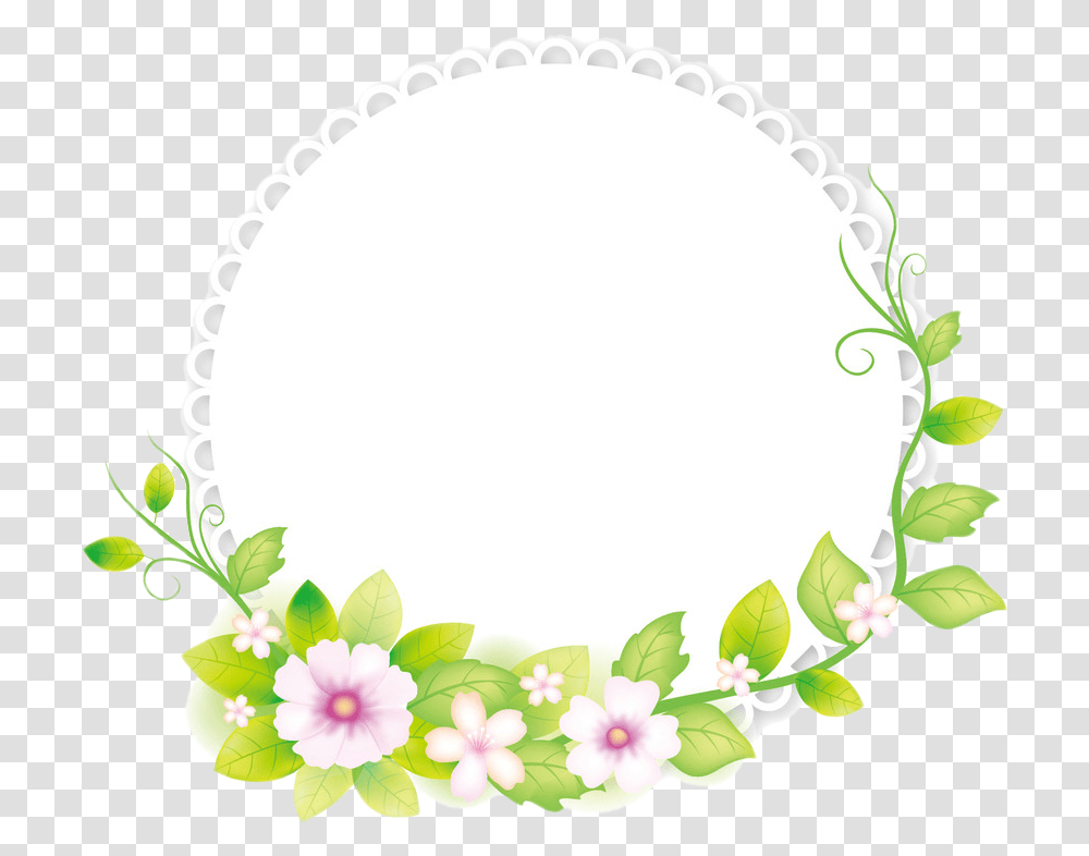 Download Flower Illustrator Frame Fresh Adobe Round Hq Circle Flower Frame, Graphics, Art, Floral Design, Pattern Transparent Png