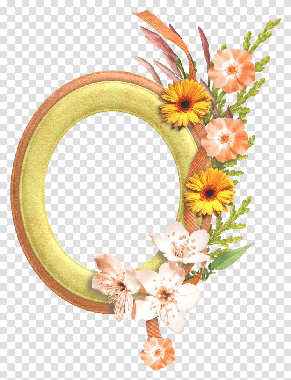 Download Flower Oval Frame Image With No Background Funeral Frames For Flowers, Plant, Rug, Blossom, Wreath Transparent Png