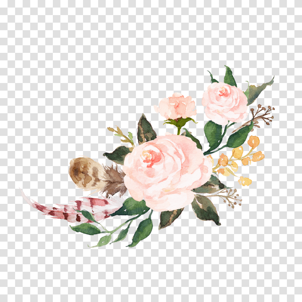 Download Flower Sticker Design Watercolor Flower Design Transparent Png