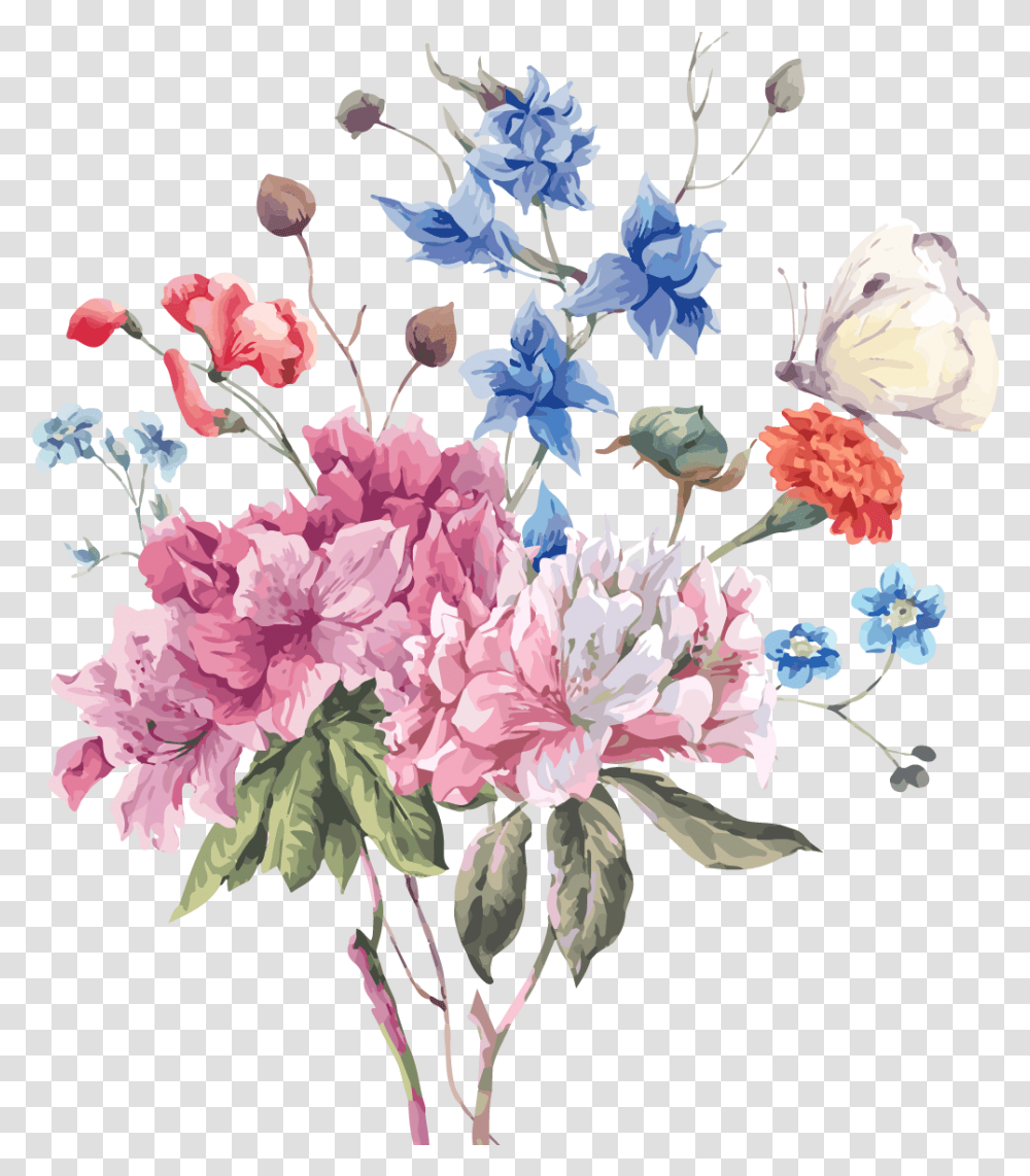 Download Flower Stock Photography Illustration Flower Happy Birthday Friend Flower, Plant, Graphics, Art, Blossom Transparent Png