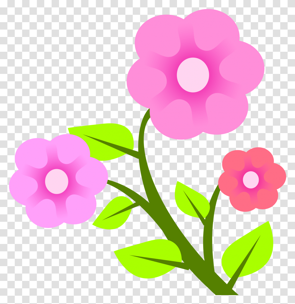 Download Flower Vector Image For Free Pink Vector Flower, Plant, Petal, Anther, Anemone Transparent Png