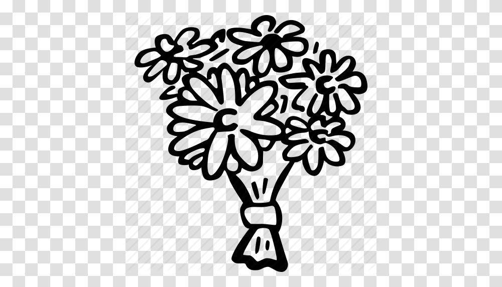 Download Flowers Bouquet Icon Clipart Flower Bouquet Clip Art, Plant, Tree, Silhouette Transparent Png