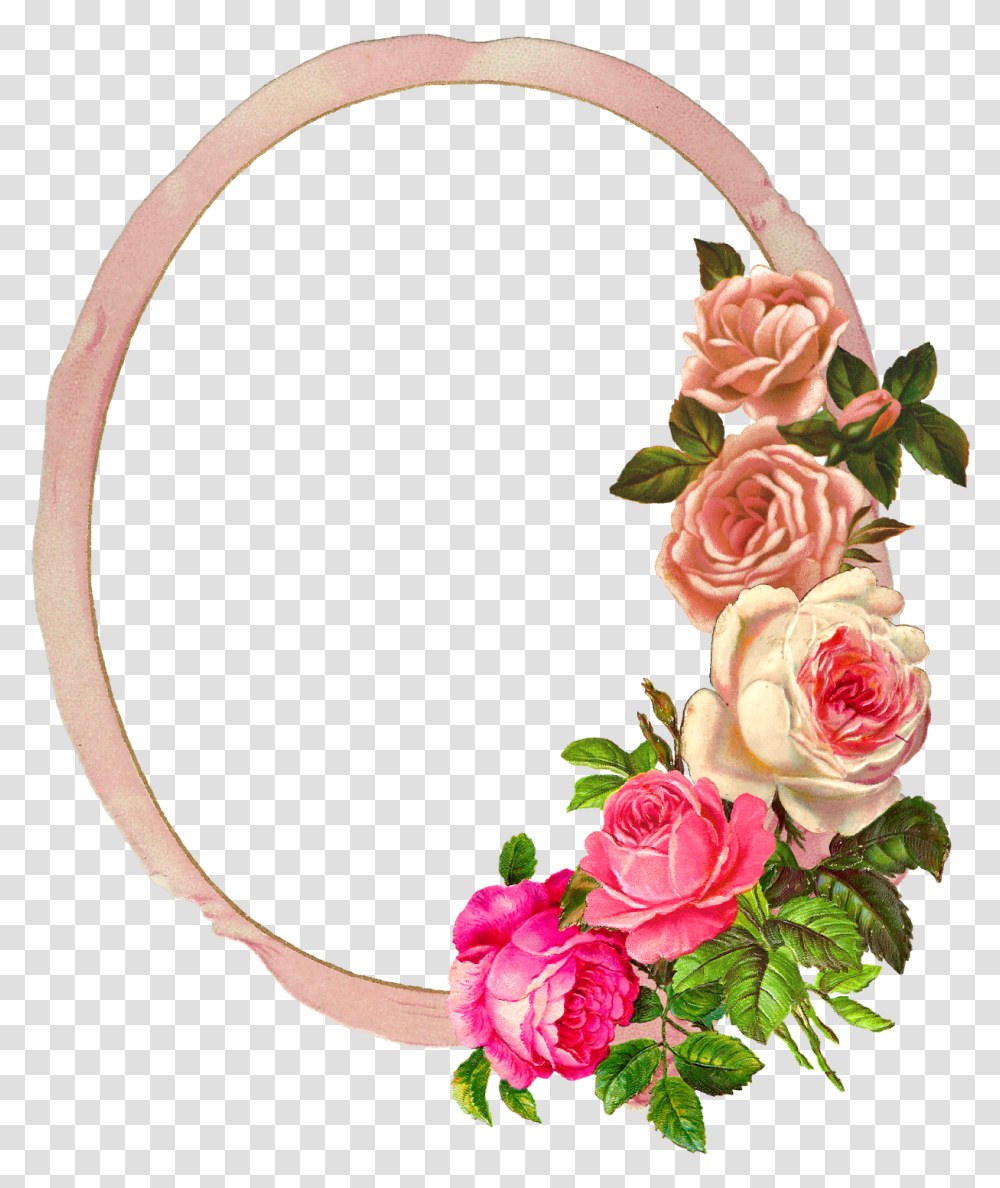 Download Flowers Frame Roses Flower Frames, Floral Design, Pattern, Graphics, Art Transparent Png