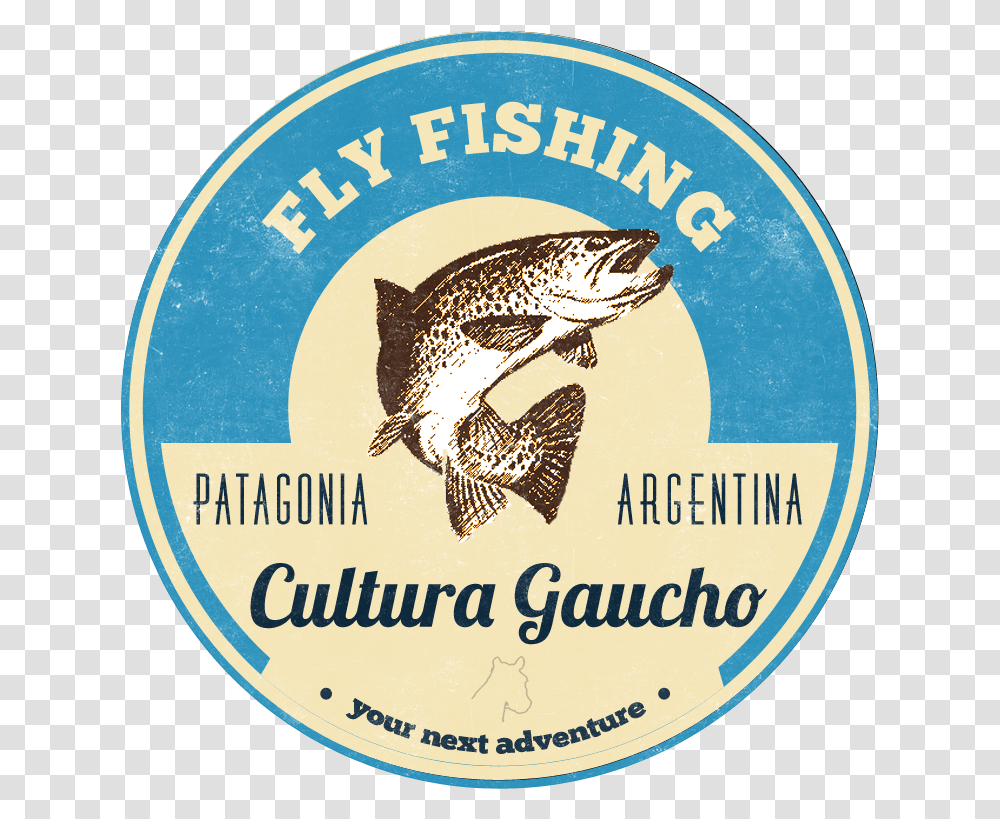 Download Fly Fishing In Pagagonia Label, Text, Logo, Symbol, Trademark Transparent Png