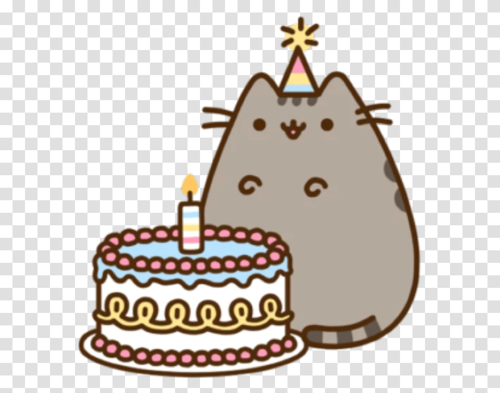 Download Food Pusheen Birthday Cake Cat Hq Image Free Pusheen Birthday Transparent Png