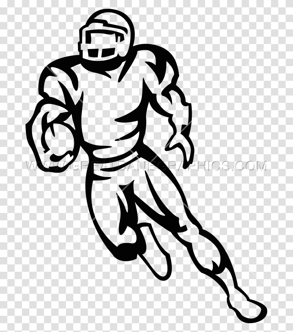 Download Football Player Running Clipart Football, Sport, Sports, Bow, Fencing Transparent Png