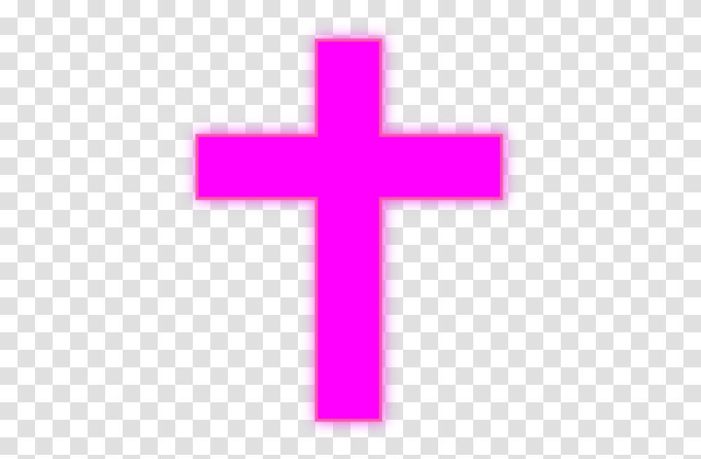 Download For Developers Light Purple Cross Clipart Pink Baby Pink Pink Cross, Symbol, Crucifix Transparent Png