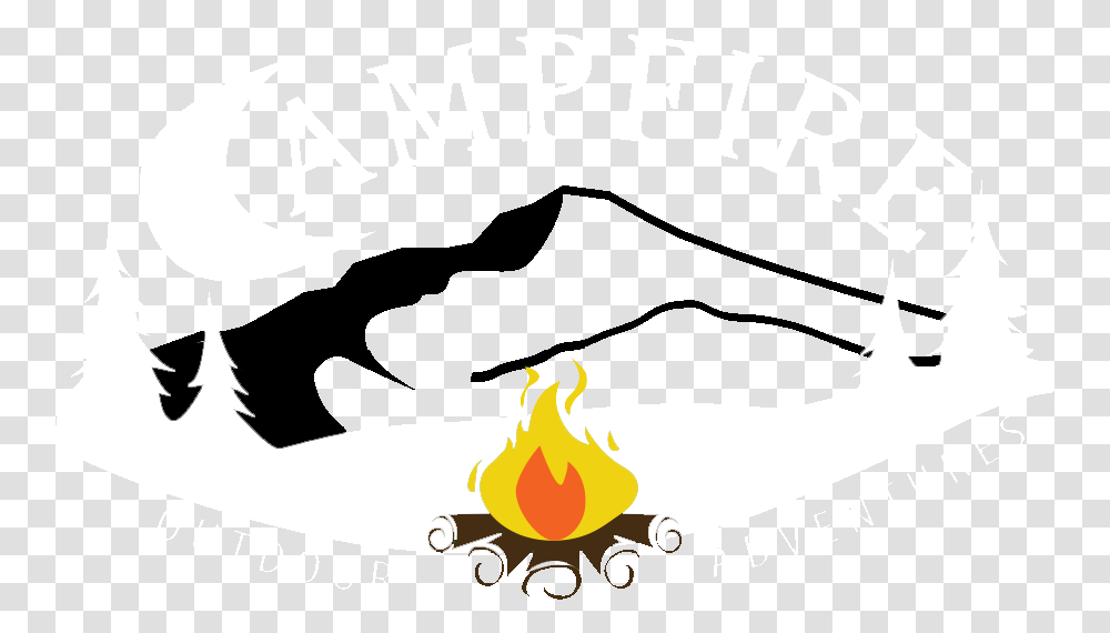 Download For Free Campfire In High Resolution 33969 Clip Art, Text, Flame, Poster, Advertisement Transparent Png