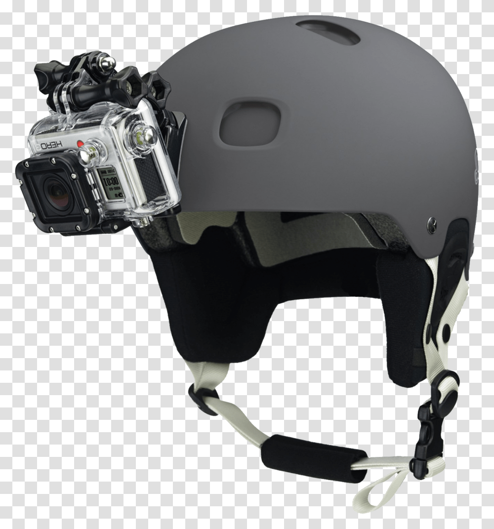 Download For Free Gopro Cameras High Quality Gopro Head Mount Helmet, Apparel, Crash Helmet, Electronics Transparent Png