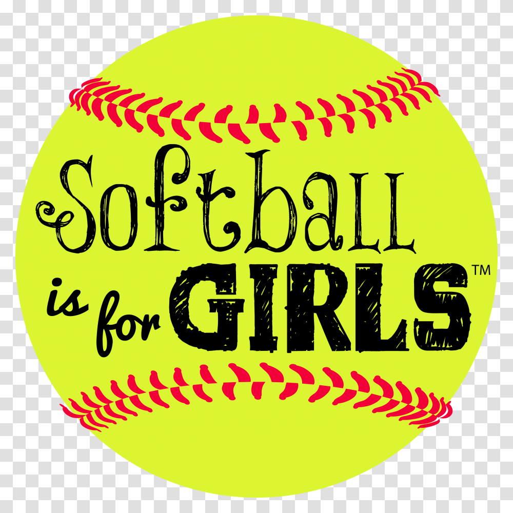 Download For Free Softball In High Resolution Girls Softball, Poster, Advertisement, Label Transparent Png