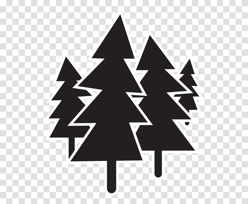 Download Forest Tree Icon Full Size Image Pngkit Camping Cartoon Vector, Plant, Star Symbol, Stencil, Christmas Tree Transparent Png