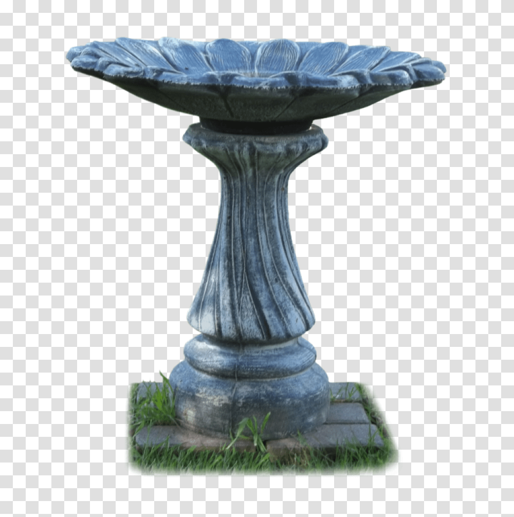 Download Fountain Image For Free Birdbath, Glass, Goblet, Crystal, Plant Transparent Png