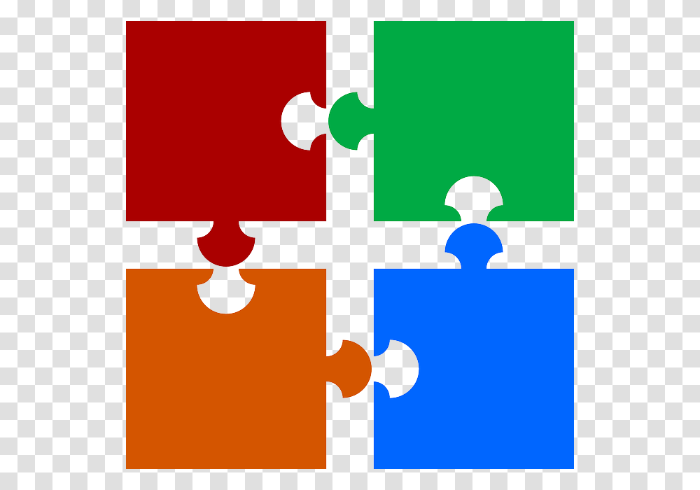 Download Four Puzzle Pieces Clipart Jigsaw Puzzles Clip Art, Game, Number Transparent Png