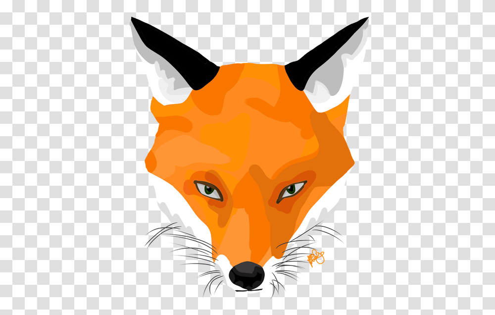 Download Fox Head Animated Fox Head, Animal, Wildlife, Mammal, Red Fox Transparent Png