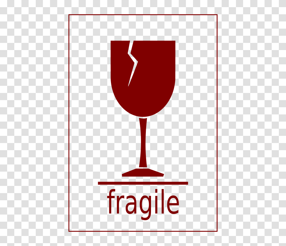 Download Fragile Clipart Wine Glass Symbol Clip Art Red Text, Alcohol, Beverage, Drink, Lamp Transparent Png