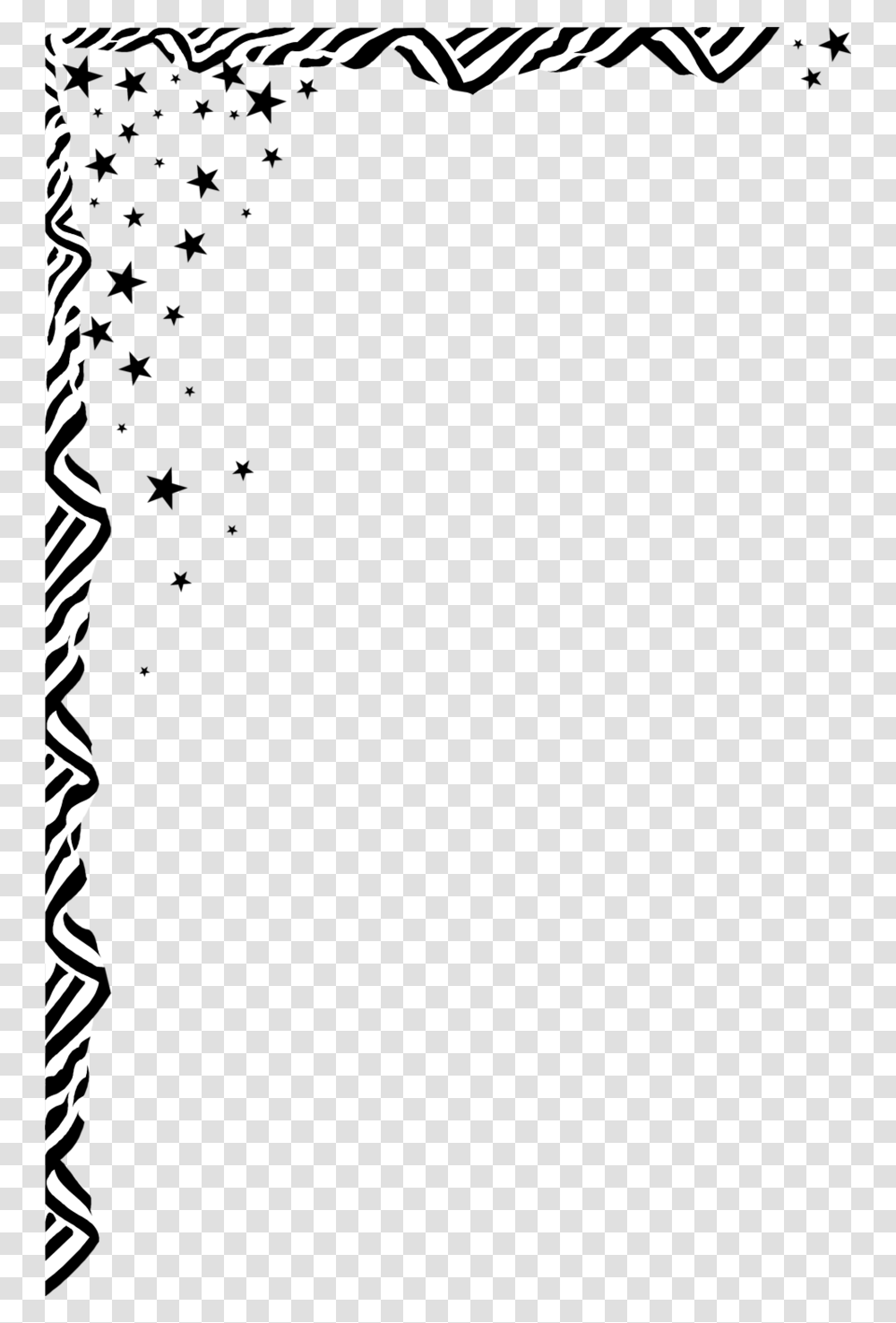 Download Frames Black And White Stars Clipart Borders And Frames, Apparel, Architecture Transparent Png