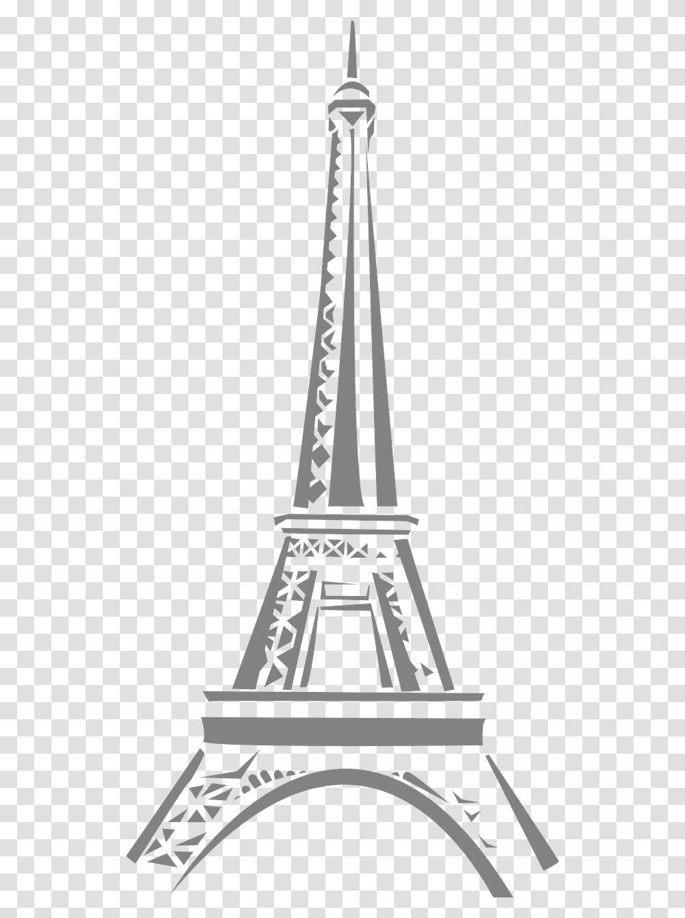 Download France Eiffel Tower High Symbol Eiffel Tower Cartoon, Architecture, Building, Nature, Outdoors Transparent Png