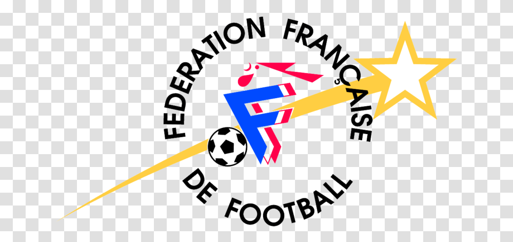 Download Francuska1 French Football Federation Full Size France Football, Soccer Ball, Team Sport, Text, Kicking Transparent Png