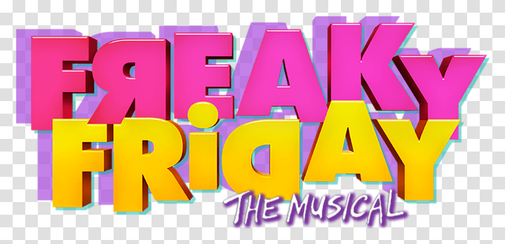 Download Freak Friday Logo Freaky Friday Musical Logo Hd Freaky Friday The Musical, Purple, Text, Alphabet, Graphics Transparent Png