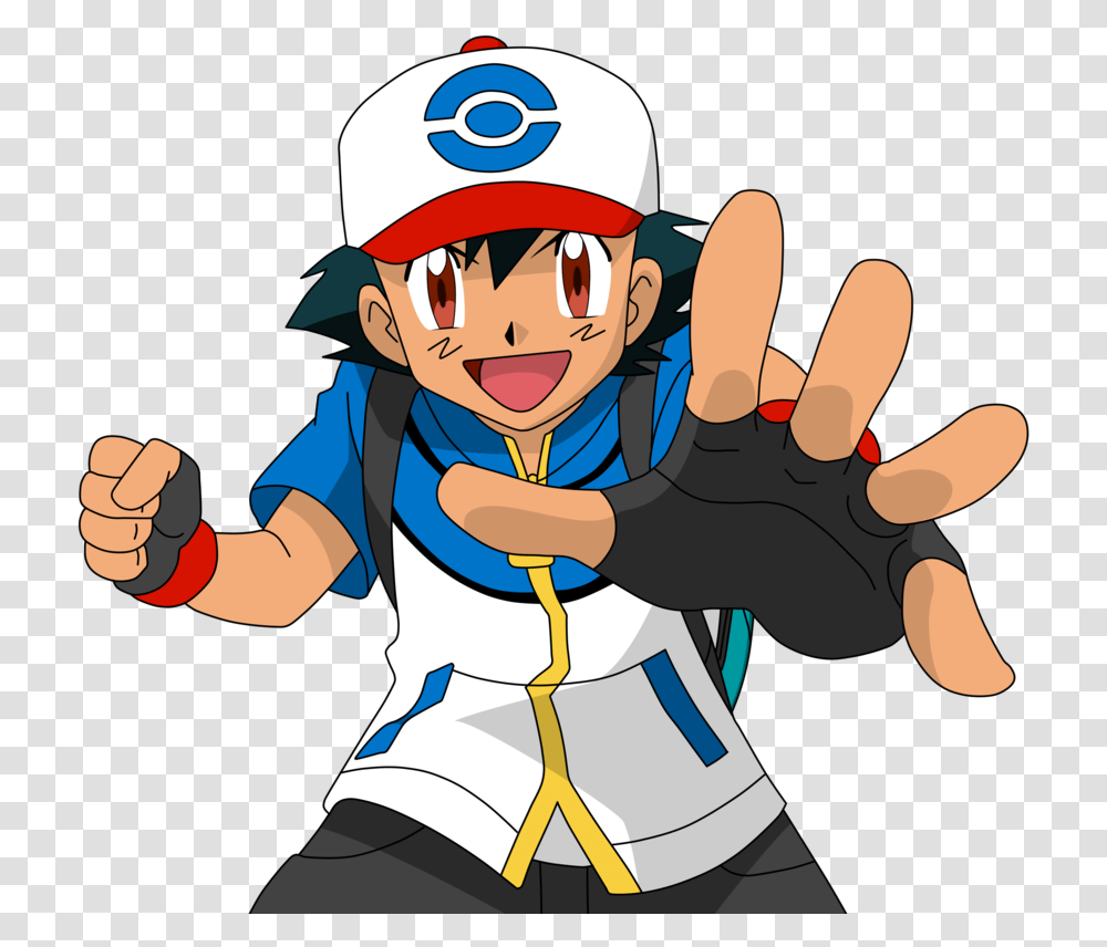 Download Free All Ash Pokemon Sun And Pokemon Best Wishes Ash, Person, Hand, Helmet, Clothing Transparent Png