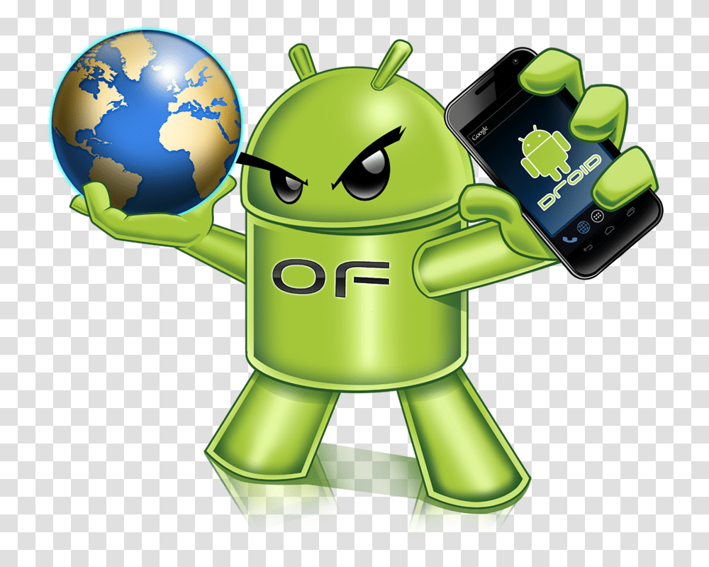 Download Free Android File Android Droid, Toy, Green, Robot, Astronomy Transparent Png
