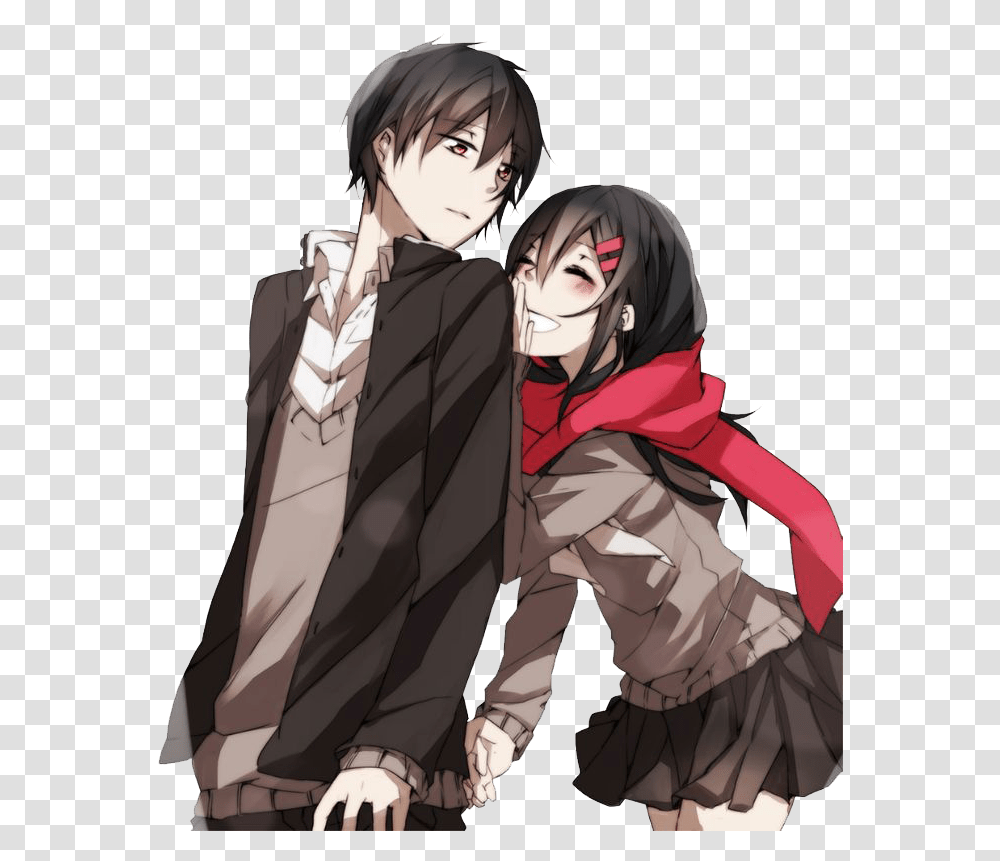Download Free Anime Couple Background Anime Couple, Manga, Comics, Book, Person Transparent Png