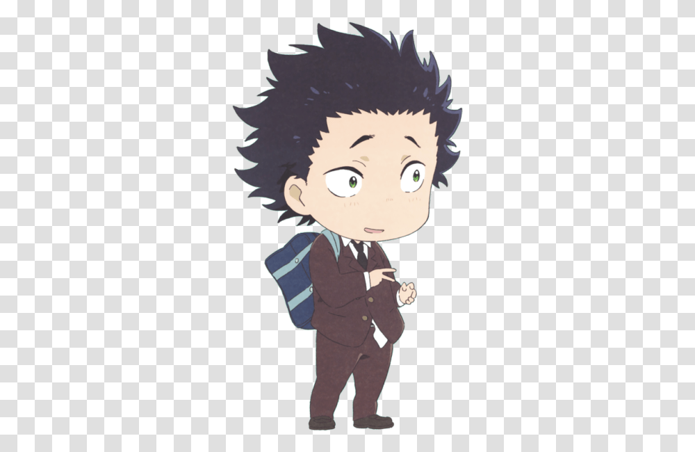 Download Free Anime Girl Silent Voice Main Character, Hair, Clothing, Apparel, Book Transparent Png