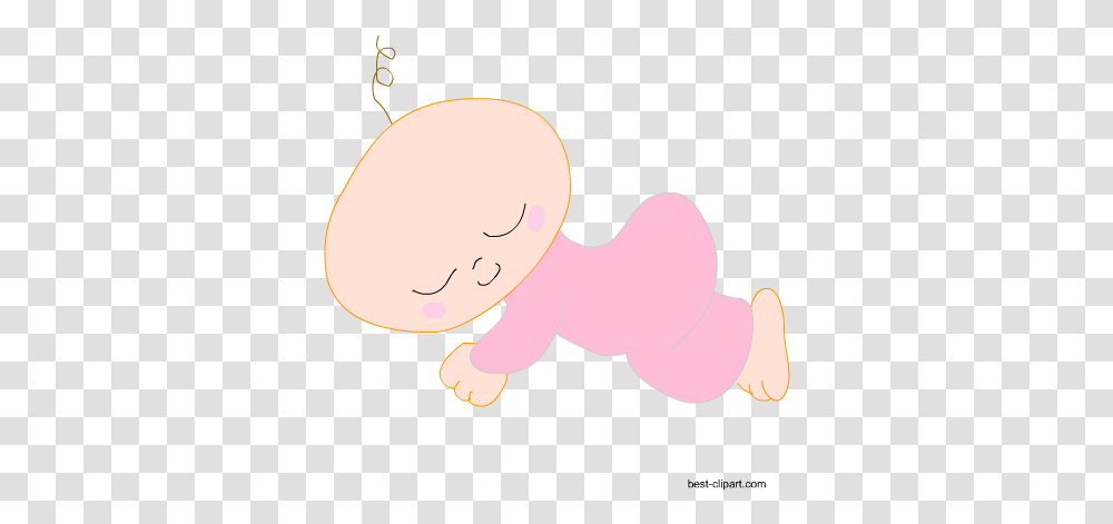 Download Free Baby Girl Clip Art Cartoon, Crawling, Cupid Transparent Png