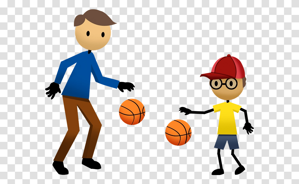 Download Free Banner Black And White Stock Of Kids Basketball Dribble Clipart, Sphere, Outdoors, Sport, Sports Transparent Png