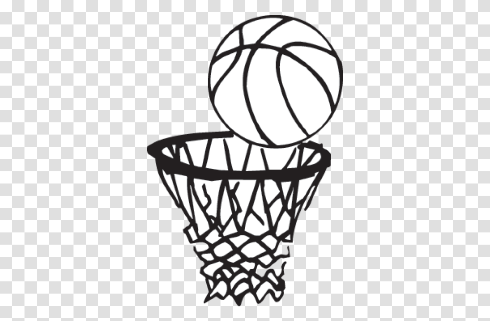 Download Free Basketball Black And White Clipart 86847 Inmaculada Concepcion Puerto Varas, Lamp, Plant, Hoop Transparent Png