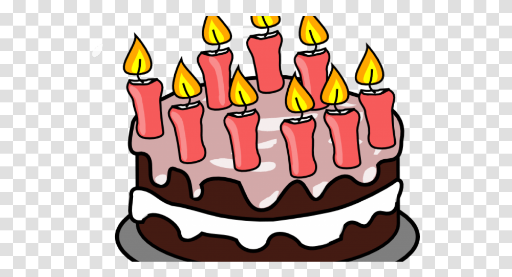 Download Free Birthday Cake Clipart Image With No Birthday Cake Clipart, Dessert, Food, Candle, Sweets Transparent Png