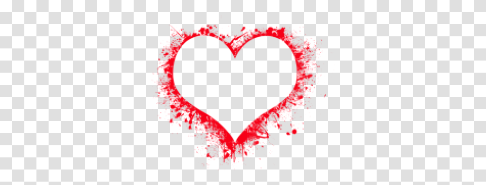 Download Free Bloody Heart Drawing Ink Splatter Heart, Poster, Advertisement Transparent Png