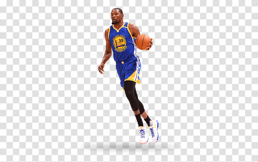 Download Free Blue Golden Basketball Warriors Player State Kevin Durant, Person, Human, People, Team Sport Transparent Png