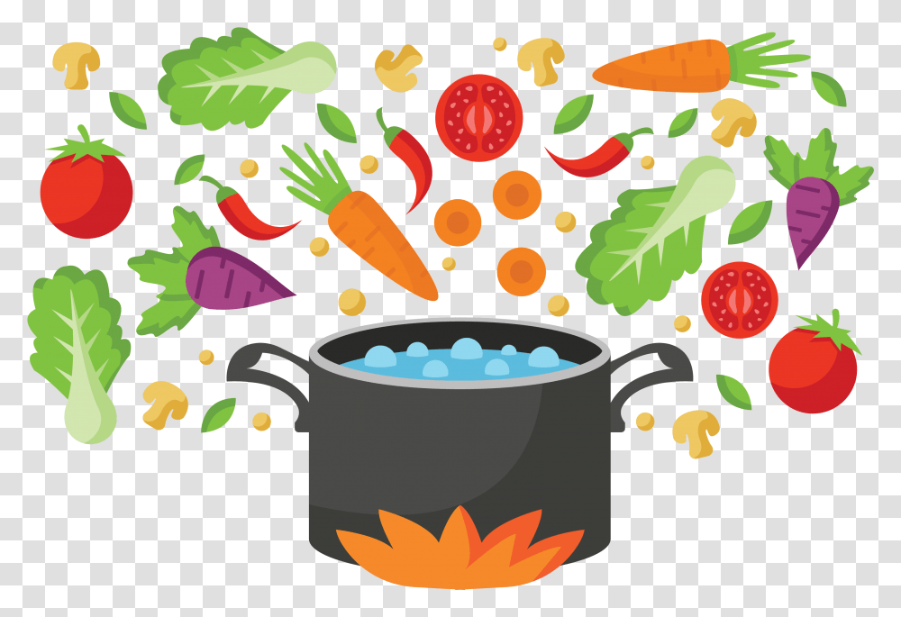 Download Free Boiling Water Vector Copy Vector Sopa, Pot, Dutch Oven, Appliance, Cooker Transparent Png