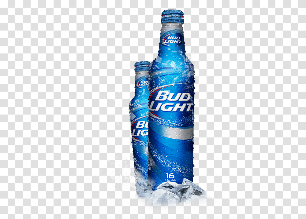 Download Free Bottle Bud Light 16 Oz Aluminum Bottles, Beverage, Drink, Beer, Alcohol Transparent Png