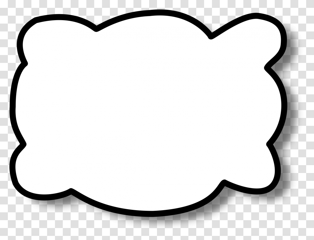 Download Free Callout Cloud Square Cloud Clipart, Cushion, Pillow, Silhouette, Baseball Cap Transparent Png