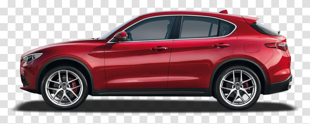 Download Free Car Side View Alfa Romeo Stelvio 2018 Side, Vehicle, Transportation, Sedan, Tire Transparent Png