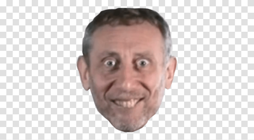 Download Free Cardboard Cutout Of Michael Rosen, Head, Face, Person, Human Transparent Png