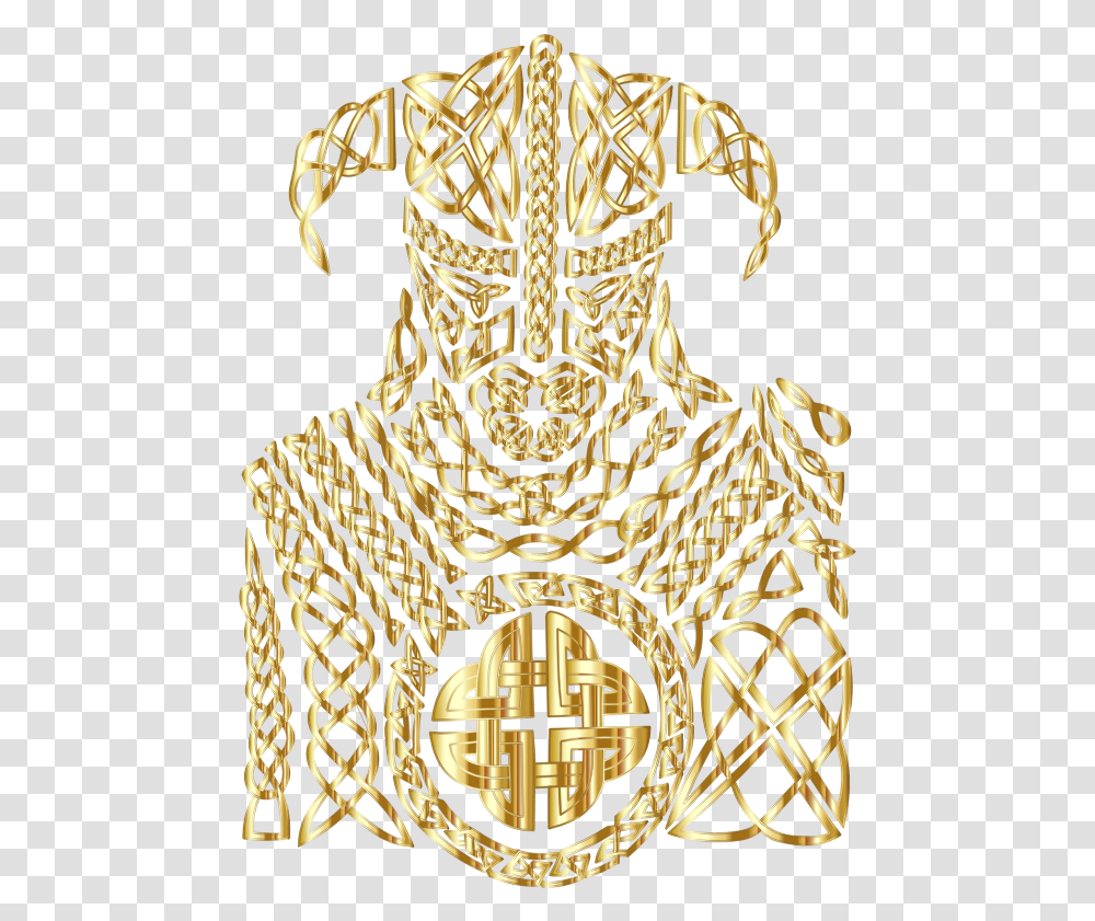 Download Free Celtic Knot Viking By 13smok Gold No Bg Gold Viking, Symbol, Logo, Emblem, Text Transparent Png